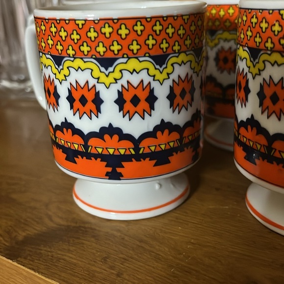 😀MCM painted coffee cups made in Japan - Picture 2 of 5